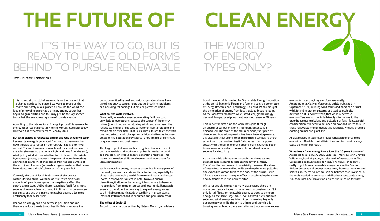 The Future of clean Engery